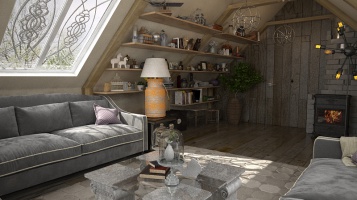 Визуализация коттеджа 300м2: фото №1