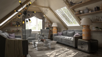 Визуализация коттеджа 300м2: фото №0