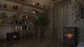 Визуализация коттеджа 300м2: фото №2